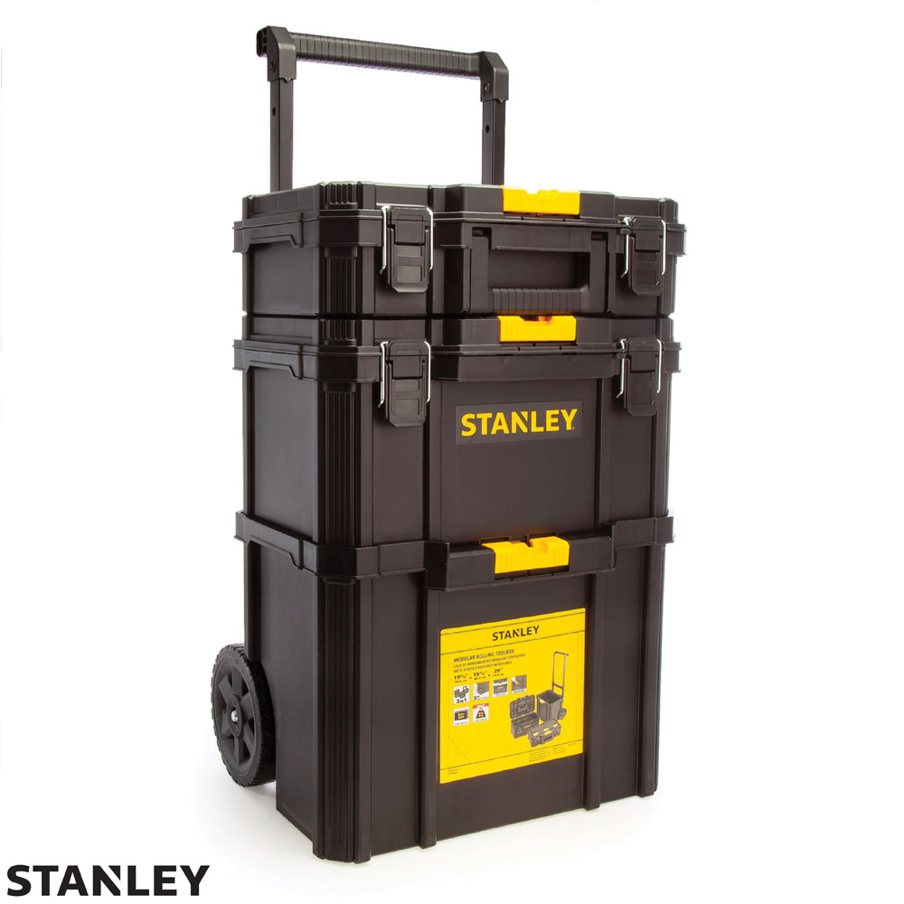 Taller movil modulable para almacenar herramientas Stanley