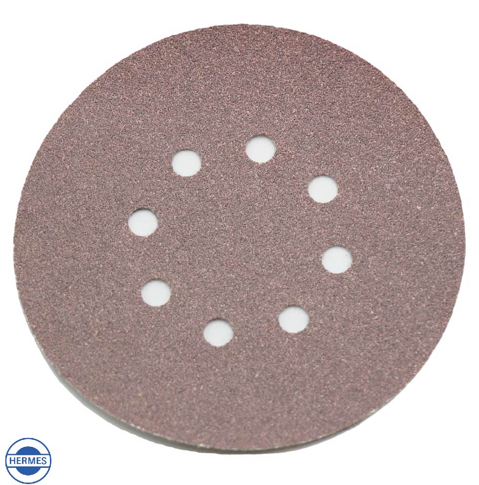 Lija disco 8 perforaciones con velcro 125mm g060 bl 50