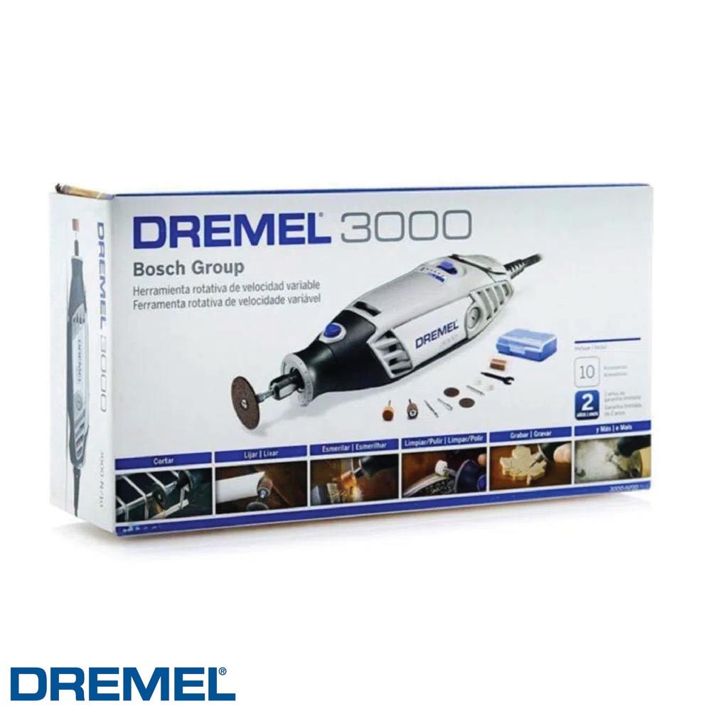 Dremel 3000 con 10 accesorios OFERTA ESPECIAL